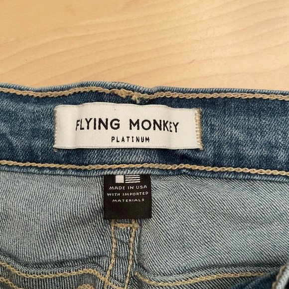 Flying Monkey Platinum Women's Denim Shorts Size 26 - Picture 2 of 7